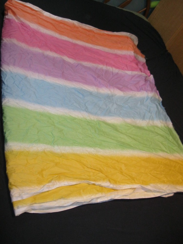 VINTAGE Clarence House JAY YANG Design OMBRE Pastel Rainbow FABRIC 8+ Yards ALL