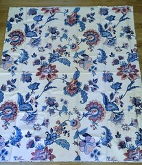 VTG Fabric Stanley King Studio Glazed Chintz Upholstery Teflon Sconset Rose 90s