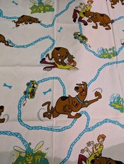 Vintage Fabric Panel 94 inches x 66 Inches For DIY Projects