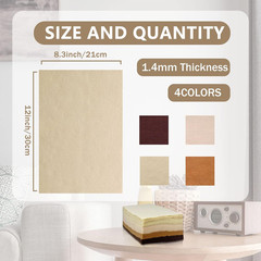 Soft Felt Sheets, 8X12 Inches Assorted Craft Felt Fabric, 1.4Mm Thick Felt Squar