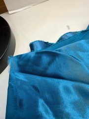 Turquoise Silky Satin Fabric 5 Yards x 60” Wide Luxury Sewing Dress Decor