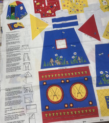VTG 90s Beanbag Buddies Accessories Craft Panel Tent Fabric Traditions #51