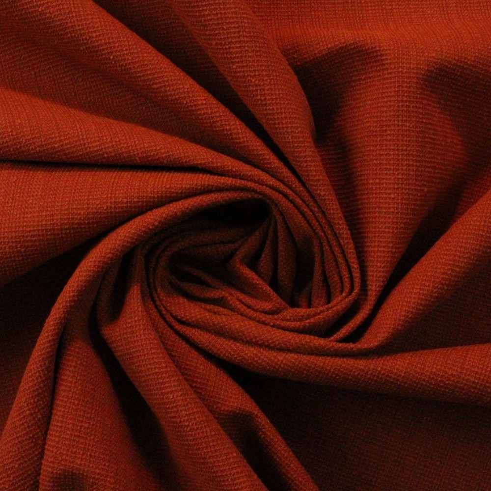 OUTDURA NOMAD TUSCAN ORANGE SLUBBY TEXTURED OUTDOOR INDOOR FABRIC BY YARD 54″W
