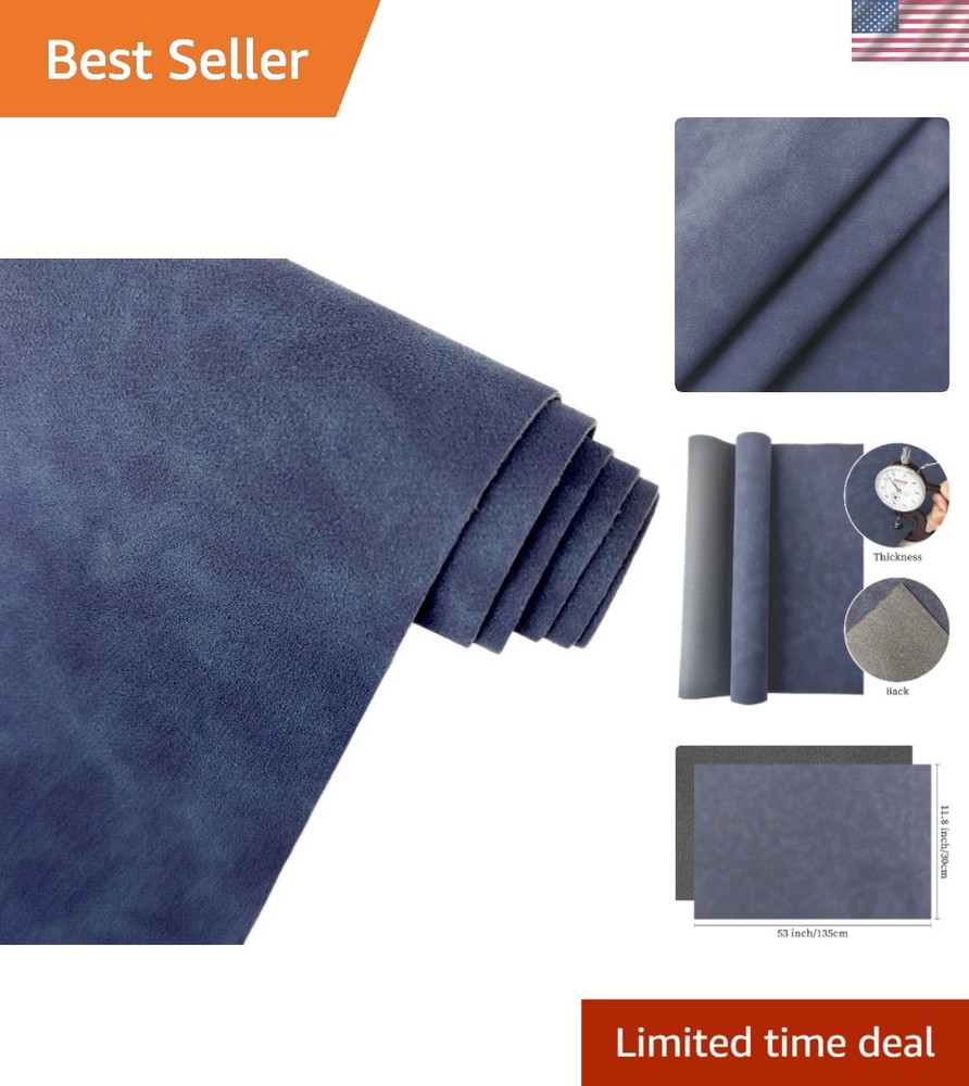 Soft Frosted Faux Leather 11.8×53 Inches – Perfect for Crafting and Home Decor