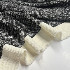 Liverpool Bullet Texture Stretch Grey Ivory Fabric Lot of 2 Yards & 12″ $10
