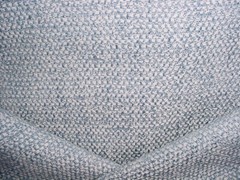 2-5/8Y Clarke & Clarke F0581 Angus Powder Blue Textured Weave Upholstery Fabric