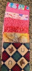 275 pc lot cotton 5″ x 5″ Fabric Squares Precut Quilt Blocks 1lb 6oz kids prints