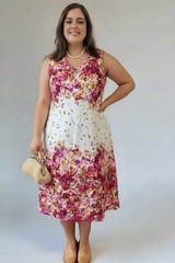 Cameron Multicolor Floral Pattern Fabric Cotton. Pattern #25296