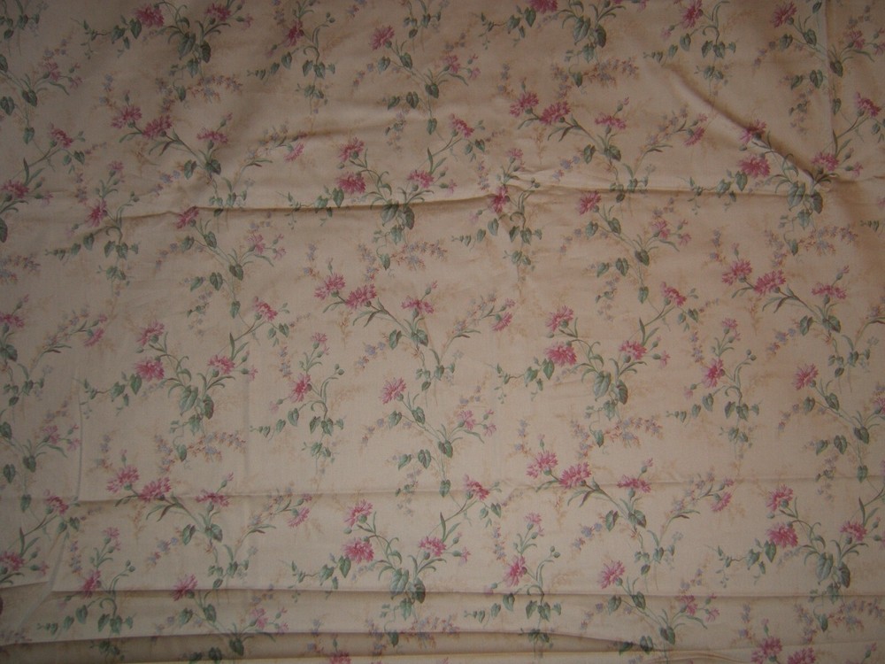 Ralph Lauren, Spring Flowers, Vintage, BTY, Vintage, Color Beige Multi