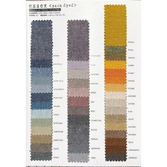 25 Yards ROBERT KAUFMAN “ESSEX YARN DYED” Linen Cotton Blend Fabric Lot