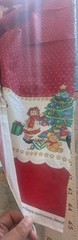 Daisy Kingdom Raggedy Ann Andy Christmas Border Fabric #1758 Cotton 44 X 3 yards