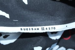 FABRIC PIECE SUE & SAM, 62×77.5 CITIES, PARIS, NEW YORK, HONG KONG, LONDON