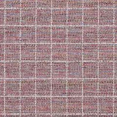 Clarke & Clarke Mingled Tweed Check Uphol Fabric- Sezane Berry 1.25 yds F1391/02