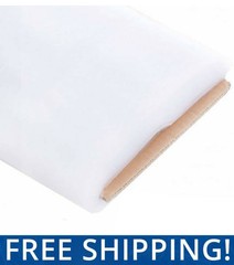 White Tulle Fabric – 54″x 40 Yards Bolt – $$ Buy More – Save More $$ – #35332