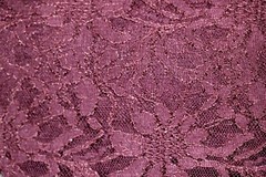 EMBROIDERED 3D FLORAL LACE ULTRA SOFT FABRIC BURGUNDY 59″ WIDE BY THE YARD