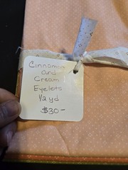 Cinnamon & Cream Eyelets Half Yard Bundle By Plain Janes & Co By Moda.
