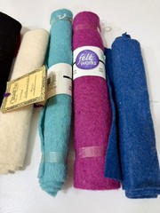 FELTED WOOL FABRIC LOT – 1 Pound – Applique Craft