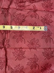 VTG Maple Hill Kansas Troubles for Moda Maple Leaves on Brown 22″x13½ “