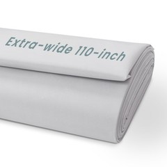 99.9% Blackout Drapery Lining Fabric White Sold by Yard 55″ wide light weight