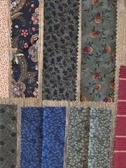Quilting Fabric Strips Lot 204 pc – Variety of Colors, Sizes and Patterns- Moda