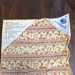 Sears Design 400 Fabrics Multicolor Rayon Acetate Upholstery Sample Swatch