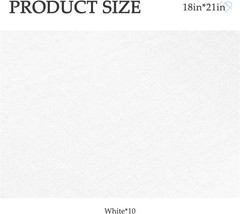 Versatile 10PC 18x21inch Solid Cotton Quilting Fabric for Creative Projects