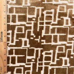 MAZE – CUT VELVET GEOMETRIC UPHOLSTERY FABRIC BY THE YARD