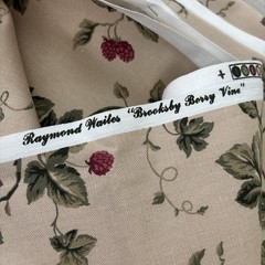 Vintage Fabric Raymond Waites Mill Creek Village Brooks By Berry Vine 2.75 Yards