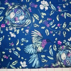 Stag and Thistle by Northcott 7 Fat Quarters Bundle Stag Birds Floral Cotton