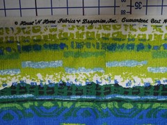 House N Home Fabrics & Draperies Inc. Mid Century “Barkcloth” Fabric 50″ Wide