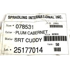 Spradling Boat Fuzzy Back Vinyl 078531 | Tracker 139462 Plum 54″ (Yd)