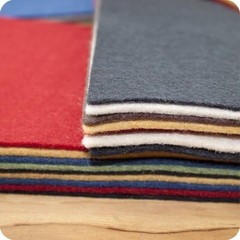 Quilt-Ready 36-Piece 5″ 100% Wool Felt Squares – Americana Crafting Essentials