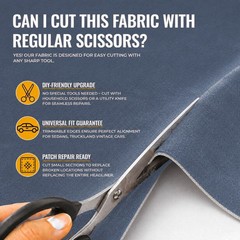 Headliner Fabric 108″ L x 60″ W Foam Backing for Car Truck RV SUV Boat Dark Blue