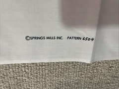 Vintage Wrap Skirt Fabric Panel Scarf Floral Quick Make OSFA Spring Mills 6504