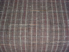 3-1/4 Stroheim 9020904 Calabresi Eggplant Gray Textured Tweed Upholstery Fabric