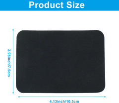 12Pcs Fabric Repair Patches, Black, Blue, Dark Grey, Light Gray | Iron