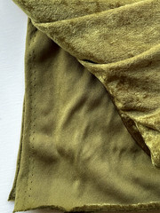 Apparel Cosplay Crushed Velvet Stretch Fabric OD Olive Green 50×60”
