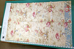 2 PC Juliets Song Red Rooster French Country Coord. Floral cotton quilt Fabric