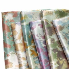 By Yard Soft Satin Fabric Material Lining Geometric Charmeuse Abstract
