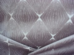 8-1/2Y Kravet 35735 Silvery Grey Light Chevron Velvet Drapery Upholstery Fabric