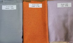 25 Yards ROBERT KAUFMAN “ESSEX YARN DYED” Linen Cotton Blend Fabric Lot