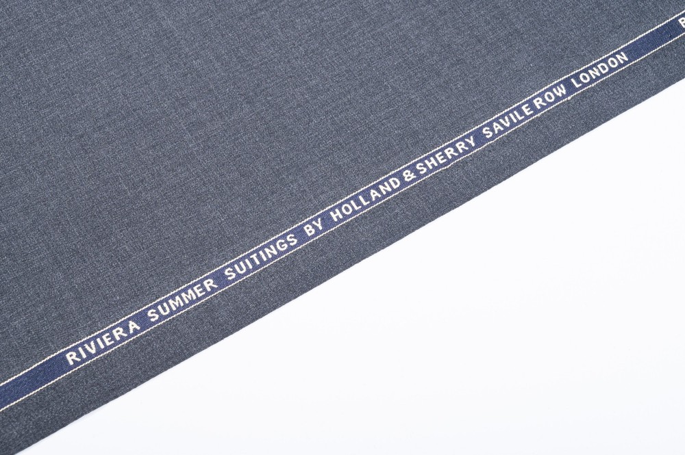 Holland & Sherry Riviera Summer Suit Fabric 3m Super 120’s Wool Blend 280g