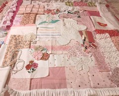 85+ Linens&Fabric Pieces Ribbon Trim Lace ForCrafts Slow Stitching Junk Journals
