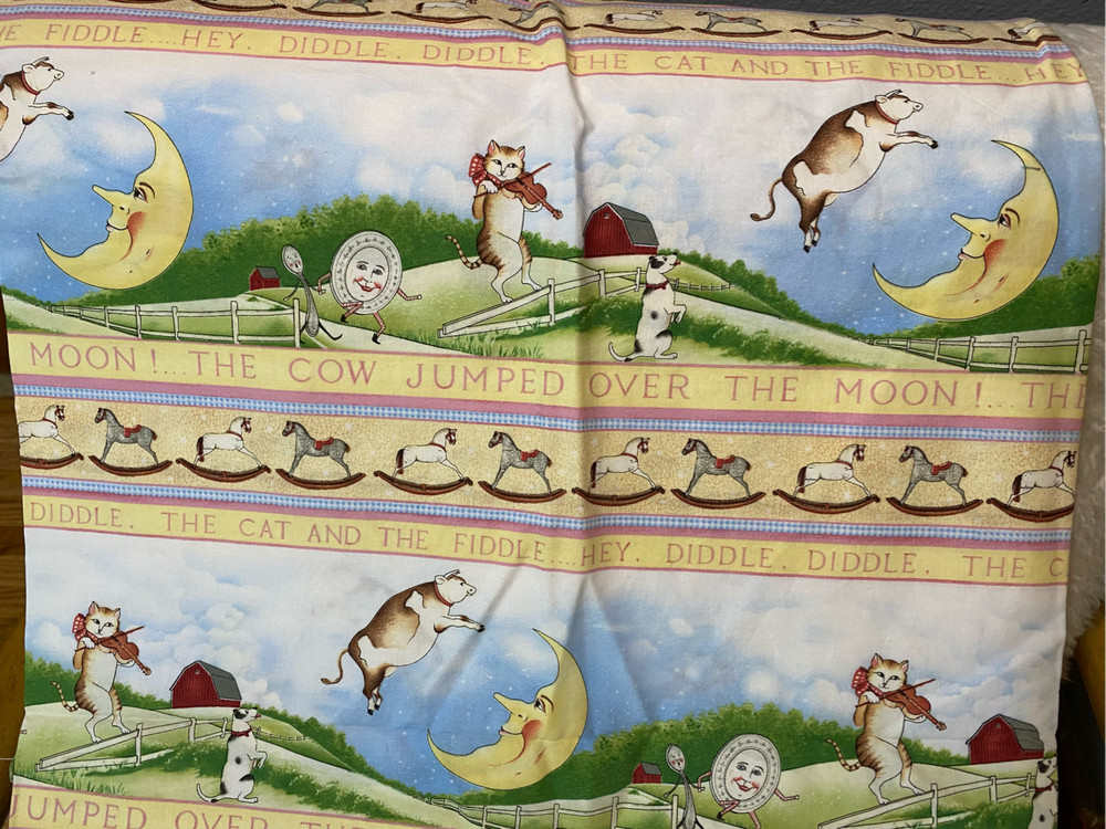 Nursery rhyme fabric by MMFab Inc