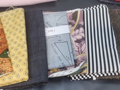 Vintage Lot of 24 lbs of Fabric Remnants Quarters Yards ~ 30 Different Patterns