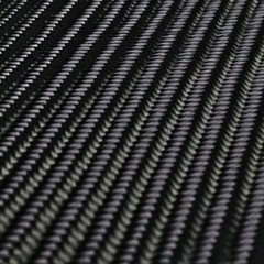 DIY Black Carbon Fibre Cloth Fabric 280gsm Twill Weave 50x100cm – Roll Packed