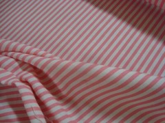 2 yds TICKING STRIPE Fabric 12 oz Cotton blend Candy Pink Upholstery 56″ x 72″