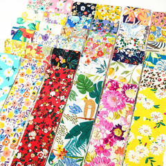 42Pcs 2.4 * 19 Inch Fat Quarter Bundlescotton Jelly Roll Easter Fabric Strips fo