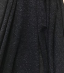 Linen Tencel Luxurious Japanese Knit Drapey Jersey fabric semi-sheer true Navy
