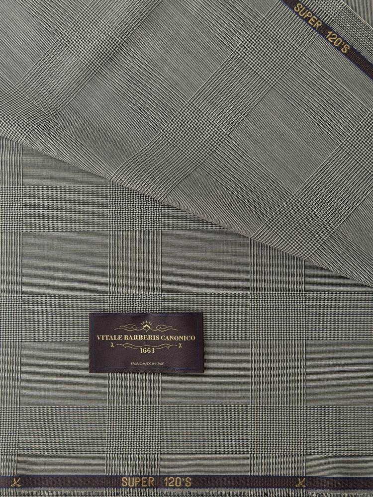 VITALE BARBERIS CANONICO SUPER 120’s – SUITING FABRIC -Made in Italy- 3.3m
